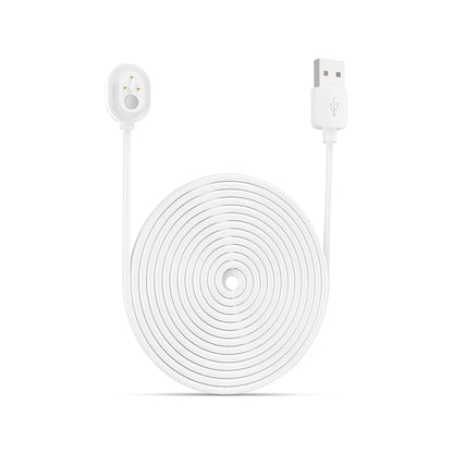 Power Cable for Arlo showing full 10 metre length in white