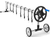 Swimming Pool Cover reel for cover 21 Ft (6.4 M)