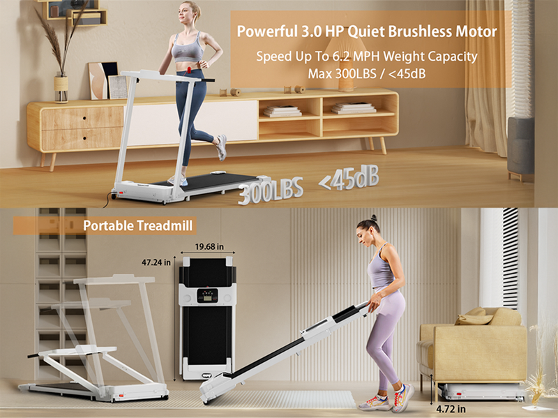 Treadmill Walking Foldable Treadmill
