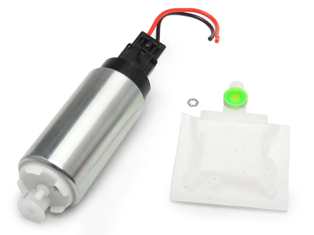 Electric fuel pump 12V kit demonstrating durable aluminium construction
