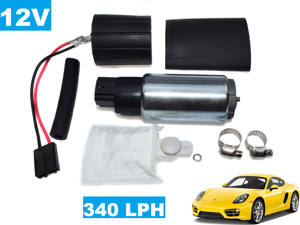 Electric fuel pump 12V kit installed in a 12V EFI system vehicle
