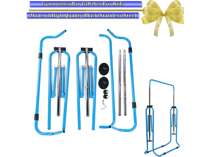 Gymnastic training bar with installation accessories included