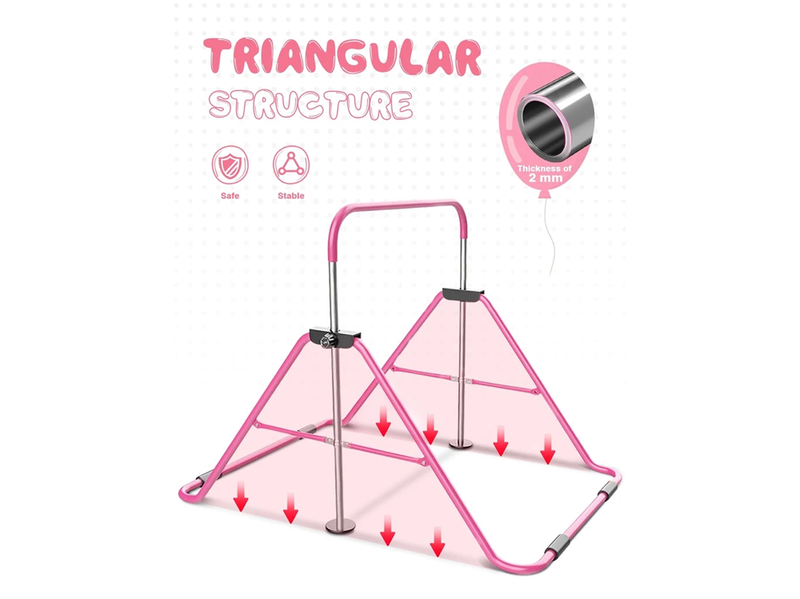 Kids Gymnastic Bar Horizontal High Bar For Home Gym Training