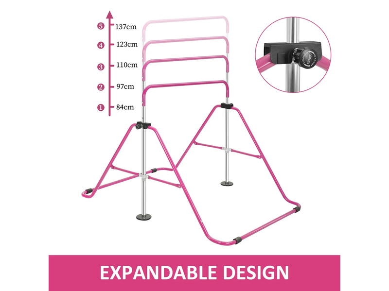 Kids Gymnastic Bar Horizontal High Bar For Home Gym Training