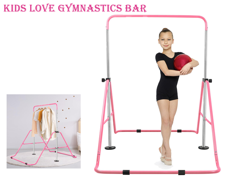 Kids Gymnastic Bar Horizontal High Bar For Home Gym Training