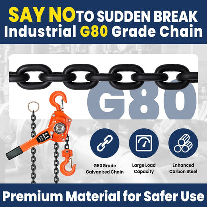 Chain Hoist Lever Block Chain Hoist 2 Ton 3 m Lifter