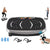 Vibration plate exercise machine top view showing touchscreen display