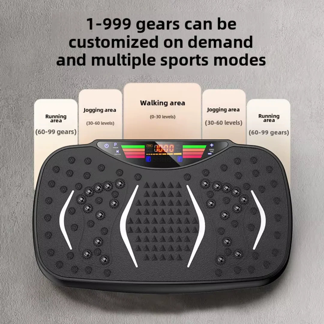 Remote control for vibration plate exercise machine in black