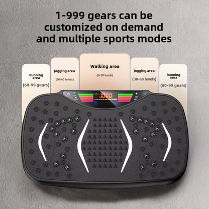Remote control for vibration plate exercise machine in black
