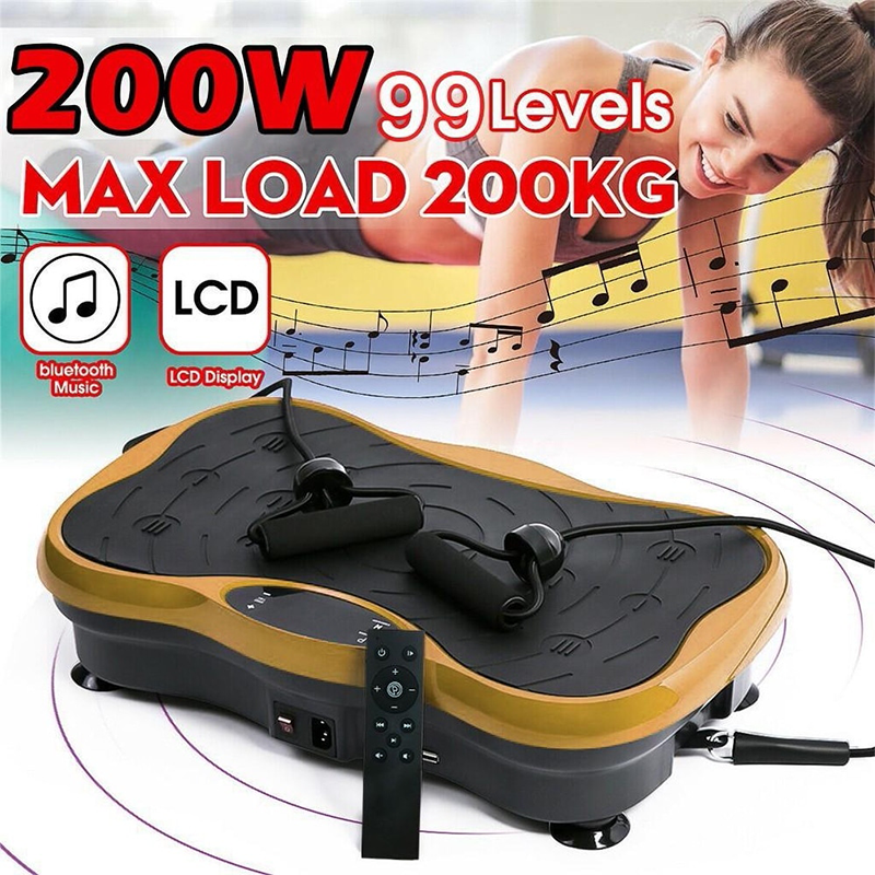 Remote control for vibration plate exercise machine
