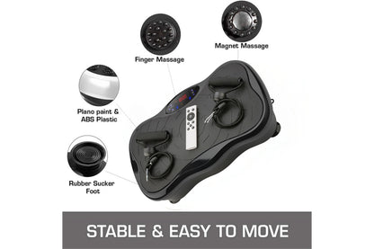 Remote control for vibration plate with simple buttons