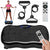 Vibration plate exercise machine black steel top view
