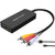 HDMI to AV Converter showing front USB power port