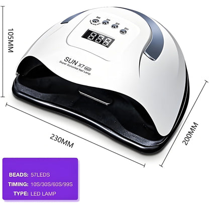 120W LED Light UV Nail Dryer Fast Drying GEL Nail Dryer