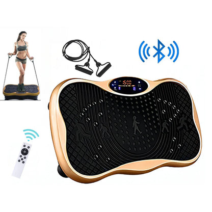 Vibration Plate Lymphatic Drainage Machine gold colour top view