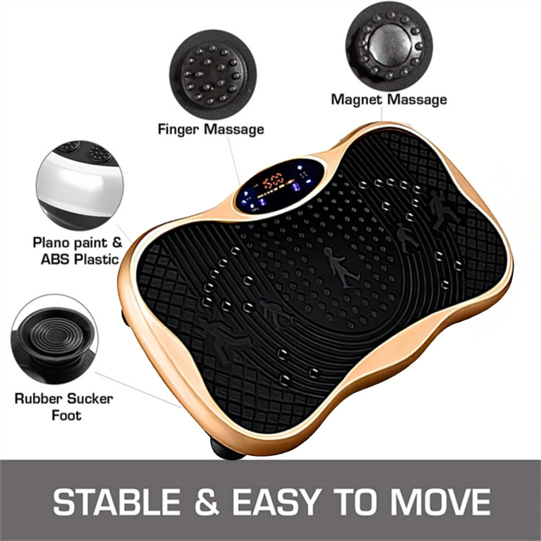 Bluetooth speaker panel on Vibration Plate Lymphatic Drainage Machine