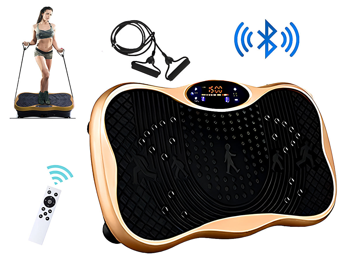 Side angle of Vibration Plate Exercise Machine with ABS frame and suction cups