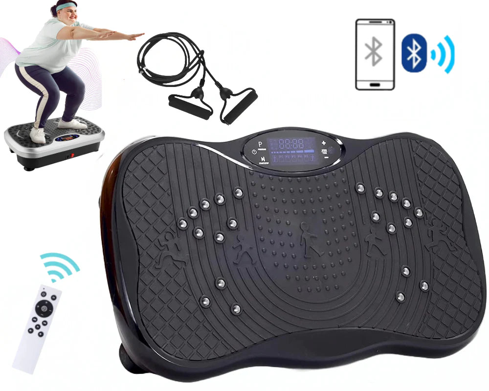 Vibration Plate Exercise Machine display panel with speed settings