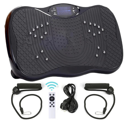 Vibration Plate Exercise Machine power cord and user manual included