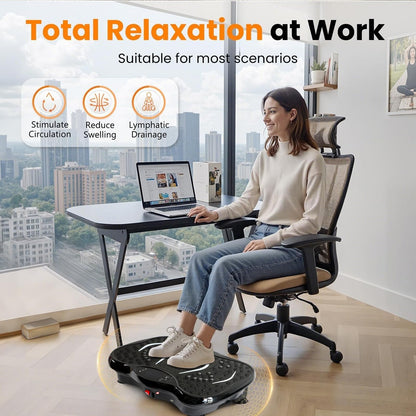 Vibration Plate Exercise Machine power cord and user manual included