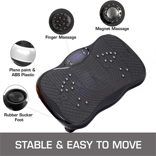 Compact Vibration Plate Exercise Machine fitting under furniture