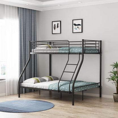Metal Triple Bunk Bed  Black