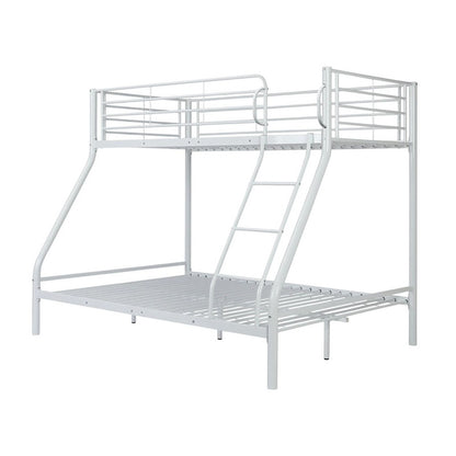 Metal Triple Bunk Bed  White