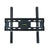 TV wall mount showing black steel frame from front angle