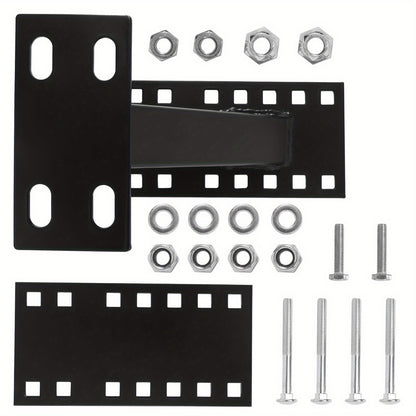 Trailer Wheel Bracket Spare Tire Carrier holding a spare tyre on an RV trailer