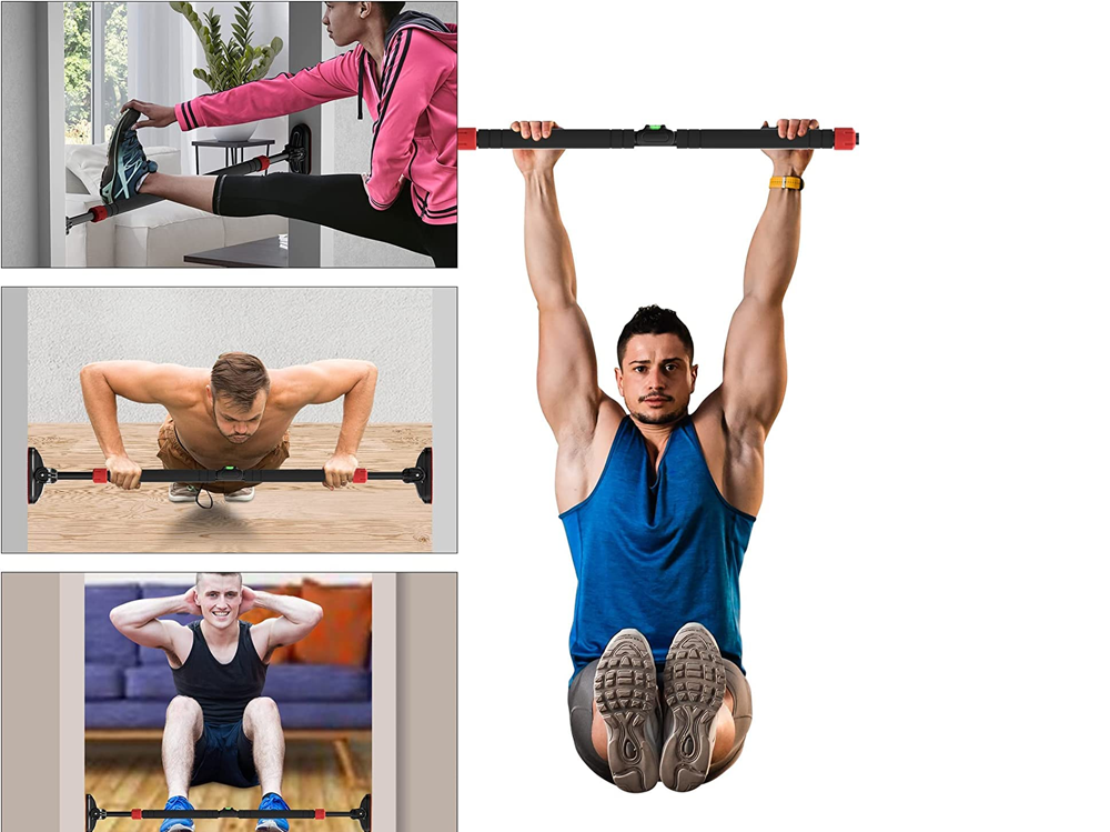 Pull up bar packaging including user manual and bar