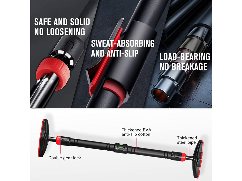 Pull up bar packaging including user manual and bar
