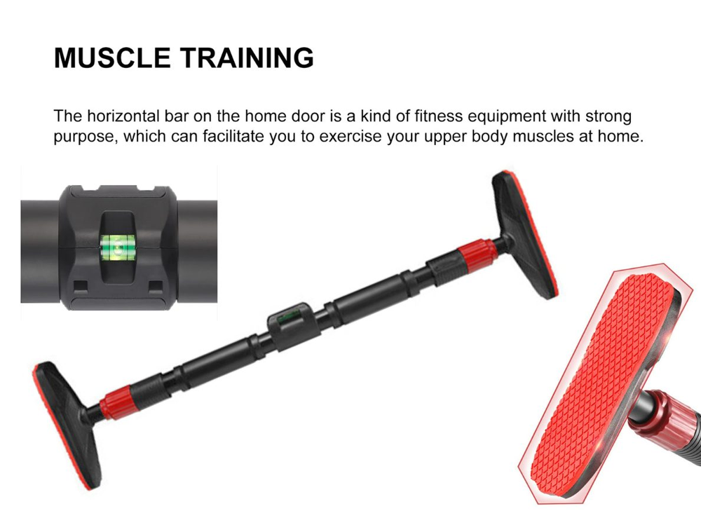 Pull up bar packaging including user manual and bar