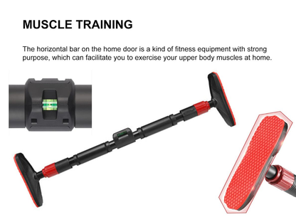 Pull up bar packaging including user manual and bar
