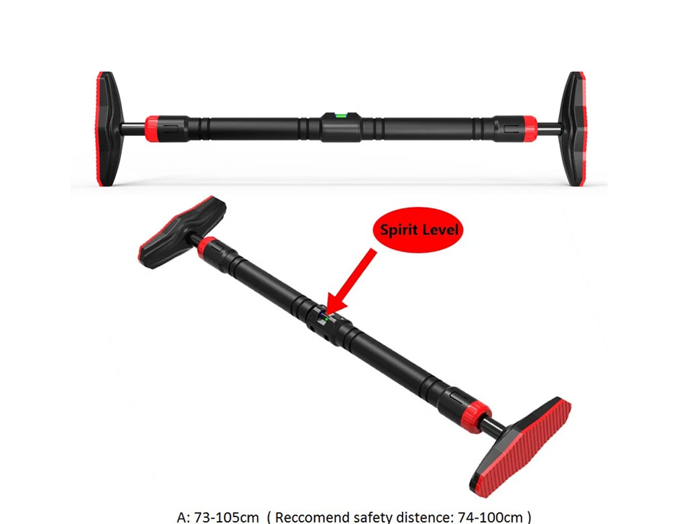 Steel adjustable pull up bar extended to 100 cm length