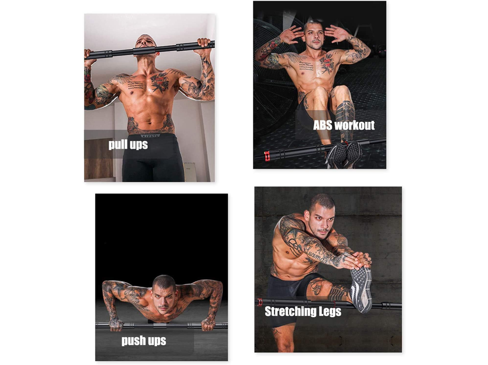 Pull up bar packaging including user manual and bar