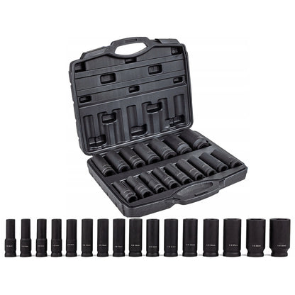 Deep Impact Socket Set 16 PCS showing all socket sizes