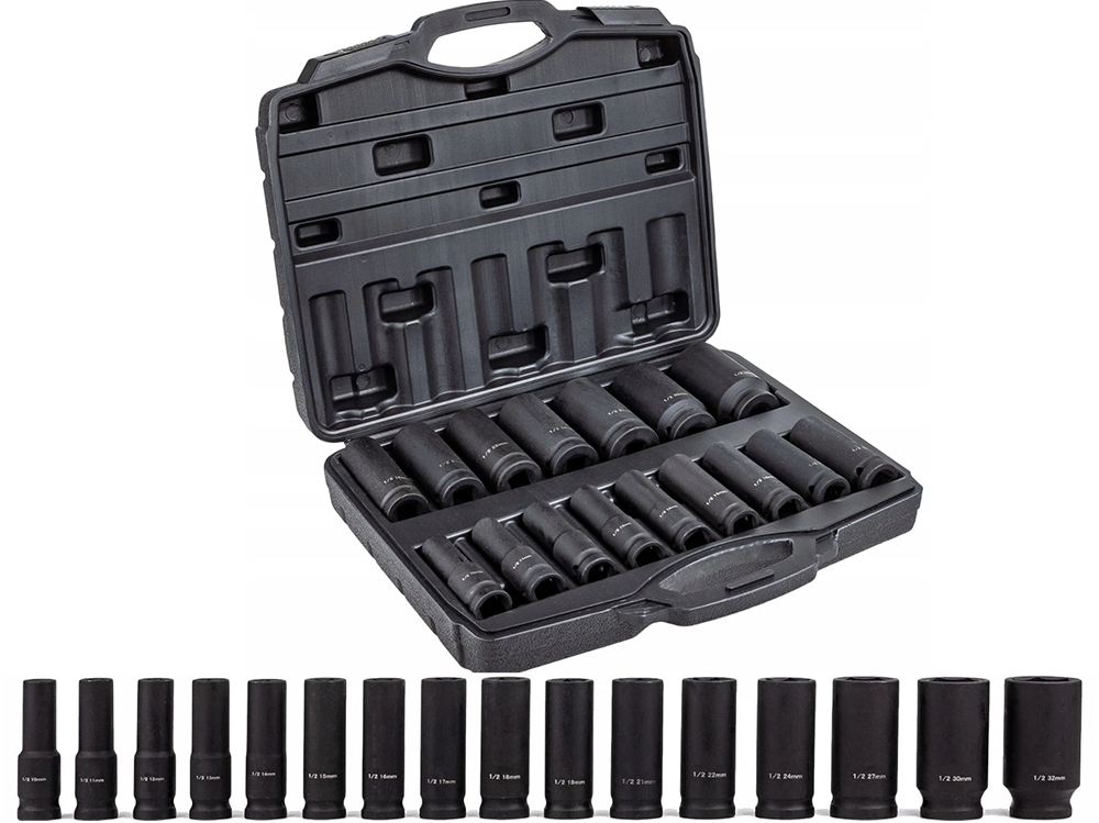 16 PCS Deep Impact Socket Set
