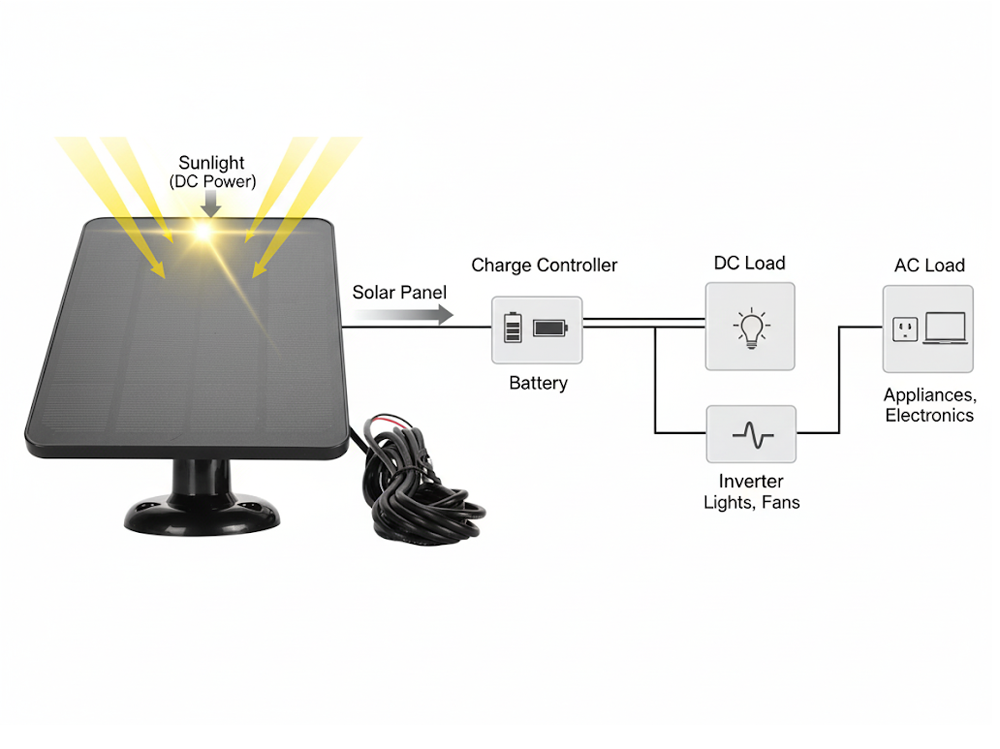 Solar Panel for CCTV Security Camera