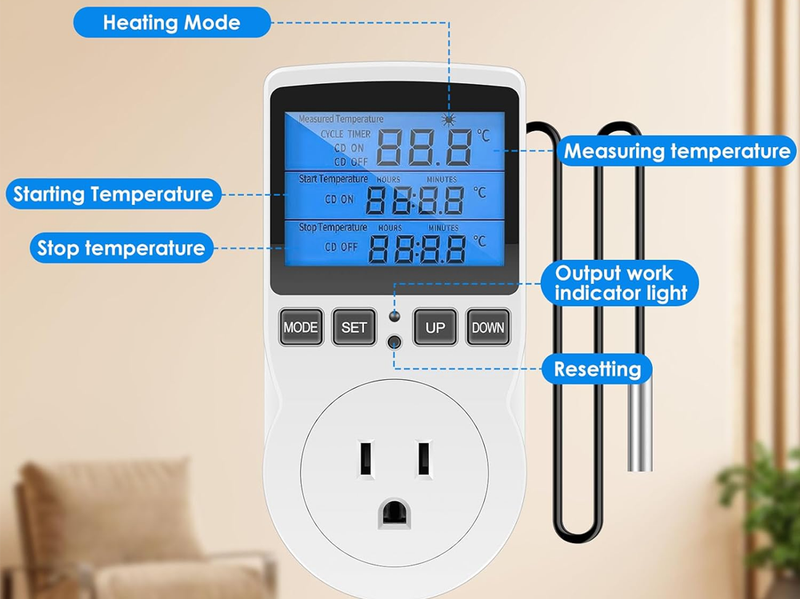 Digital Temperature Controller Timer