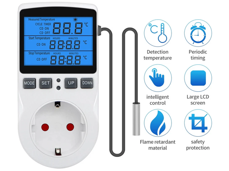 Digital Temperature Controller Timer