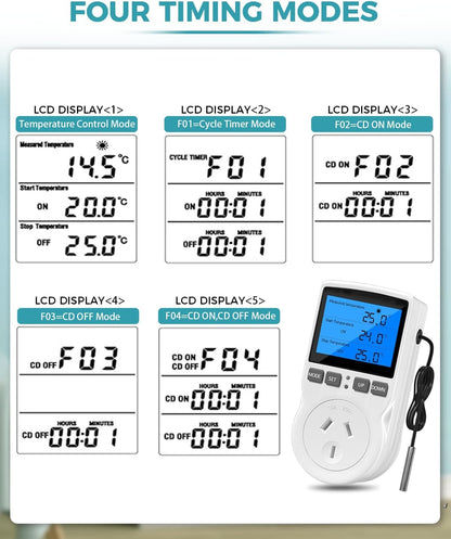 Digital Temperature Controller Timer