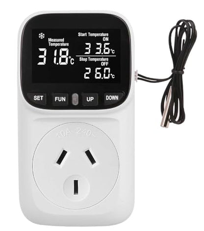 Digital temperature controller timer set for heating control in greenhouse