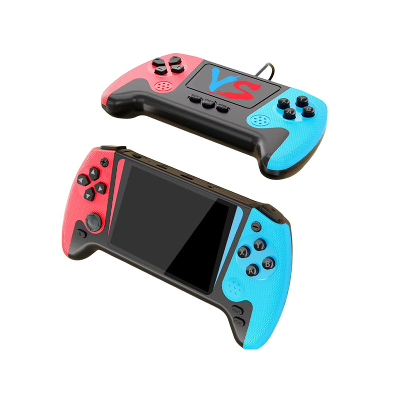 Retro handheld gaming device front view with 35 inch HD screen