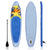 Inflatable SUP Double Layer paddle board side view in blue