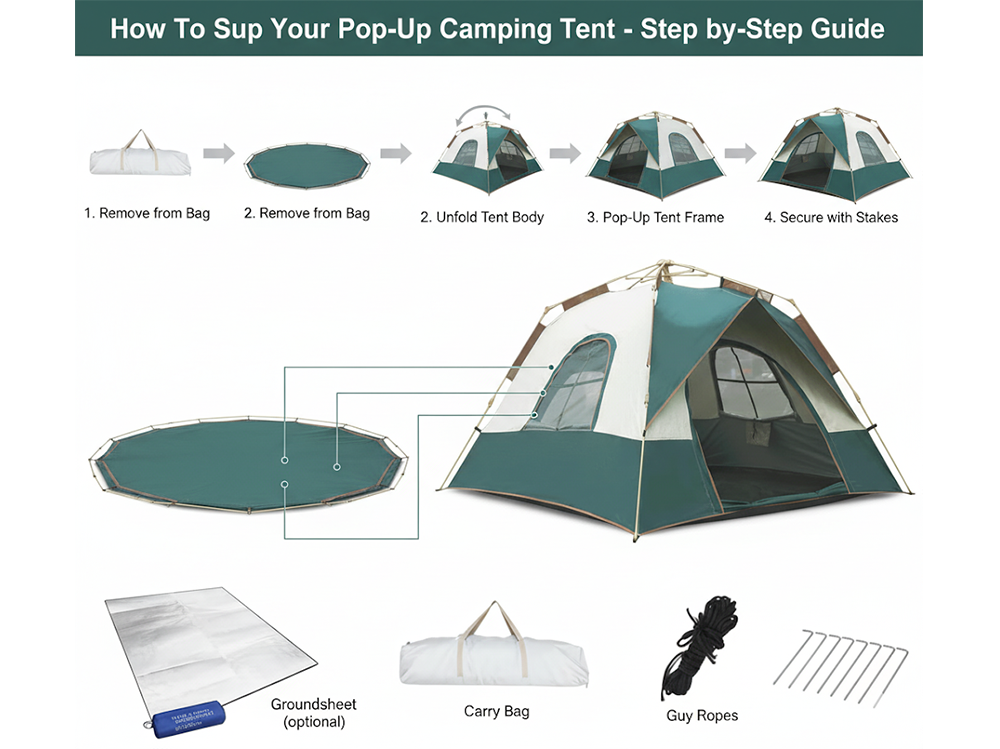 Close-up of mesh window with insect screen on camping tent