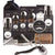 Beard grooming kit with natural oils and balm in premium box