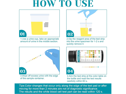 Urine PH Test Strips Protein Ketone Testing Strip