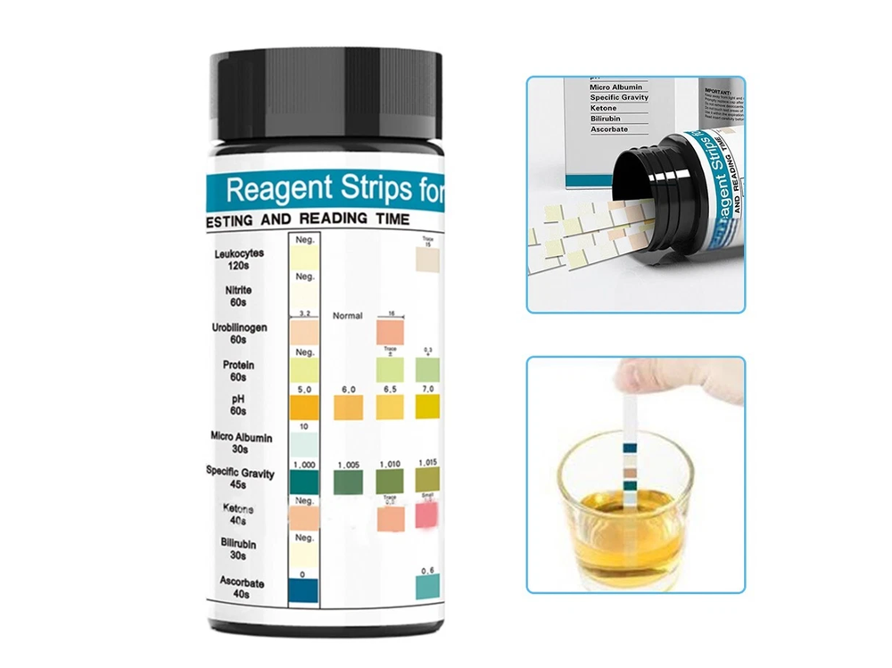Urine PH Test Strips Protein Ketone Testing Strip