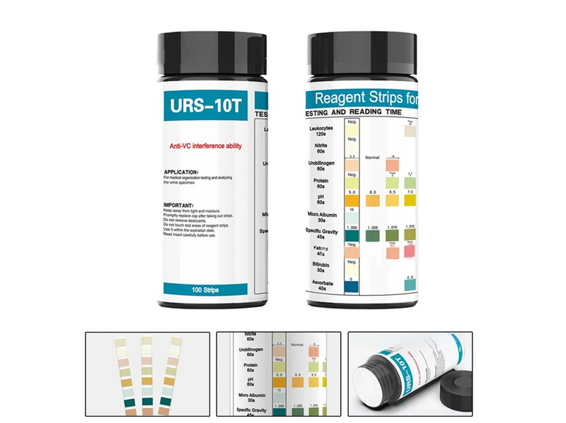 Urine PH Test Strips Protein Ketone Testing Strip
