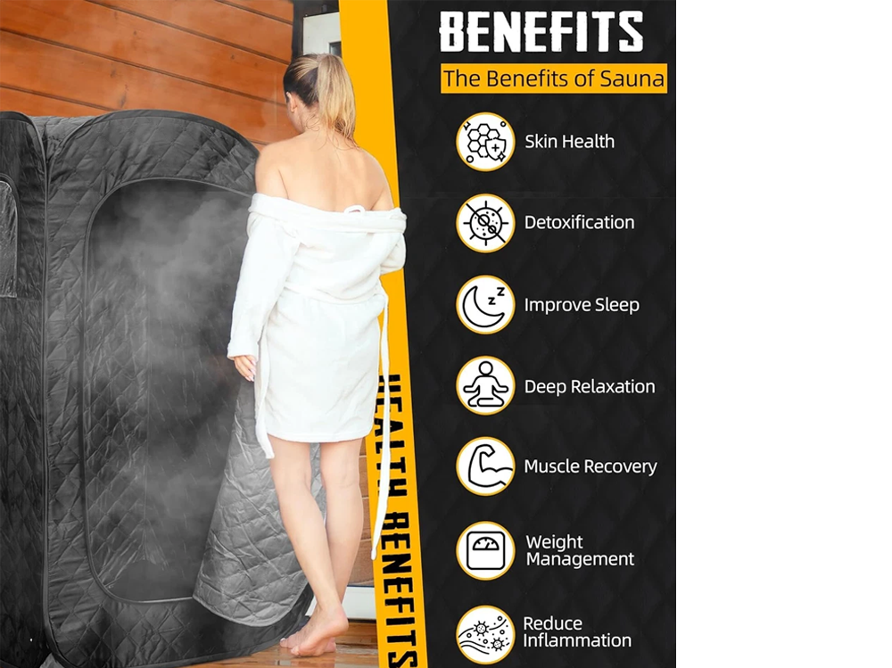 Portable Steam Sauna Personal Home Spa